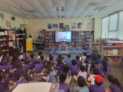 AOB ZOOM VISIT AT TRUESDELL ELEMENTARY, Washington, D.C.