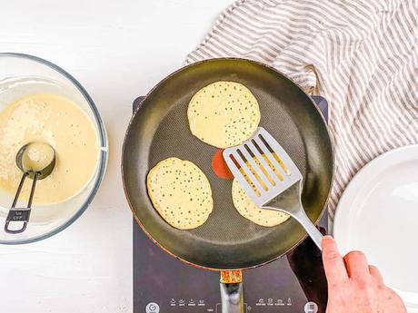 Oat Milk Pancakes (Fluffy + Dairy Free!)