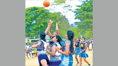 Milo schools netball tournament in action