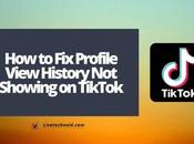 Profile View History Showing TikTok