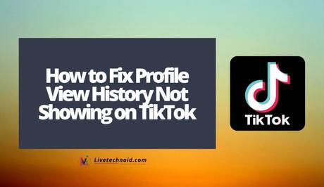 How to Fix Profile View History Not Showing on TikTok