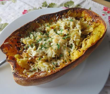 Buttery Air Fryer Spaghetti Squash