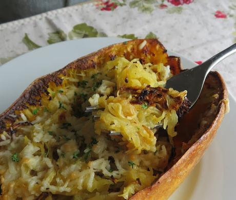 Buttery Air Fryer Spaghetti Squash