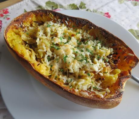 Buttery Air Fryer Spaghetti Squash