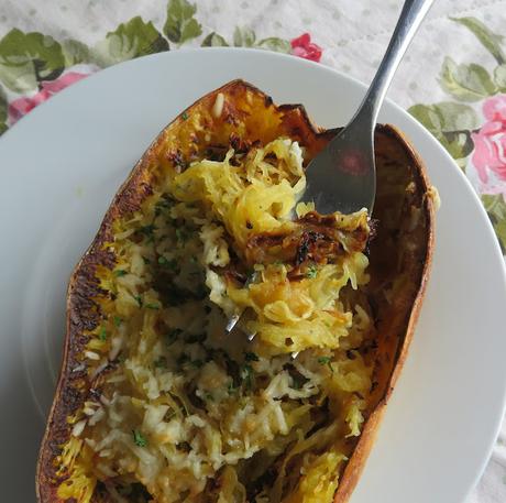 Buttery Air Fryer Spaghetti Squash