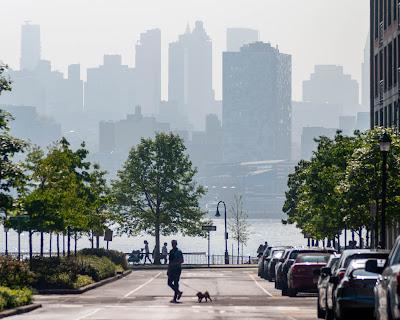 Approaching the watefront [11th St. Hoboken]