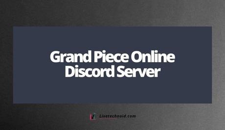 Grand Piece Online Discord Server