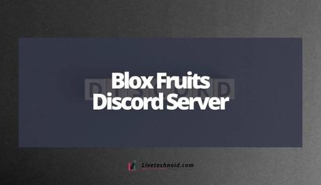 Blox Fruits Discord Server