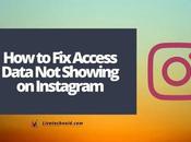 Access Data Showing Instagram