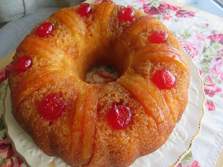 Pineapple Upside Down Bundt Cake