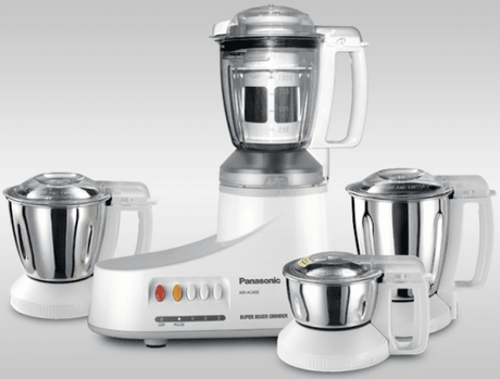 Panasonic MX-AC400 550-Watt Super Mixer Grinder with 4 Jars