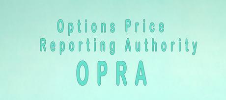 options price reporting authority, opra