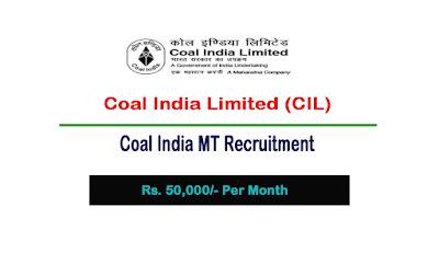 Coal India MT Recruitment 2022 For 1050 Management Trainees Post