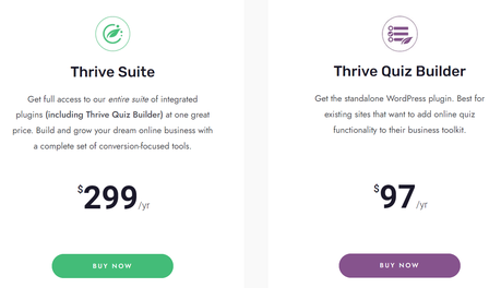 thrive quiz builder review