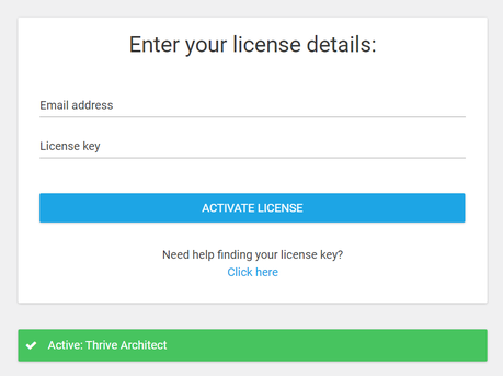 thrive license key