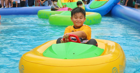 Playtime with Kuya Harvey and Liam on Araneta Fiesta Park | Araneta City’s newest outdoor fun park