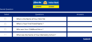 Indian Bank Net Banking