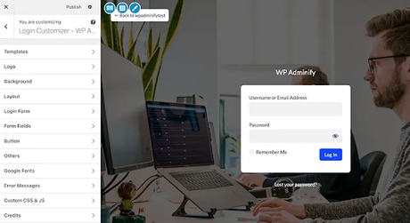 Login Page Customizer for WordPress- Customize WordPress dashboard