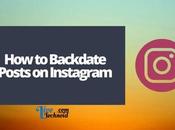 Backdate Posts Instagram