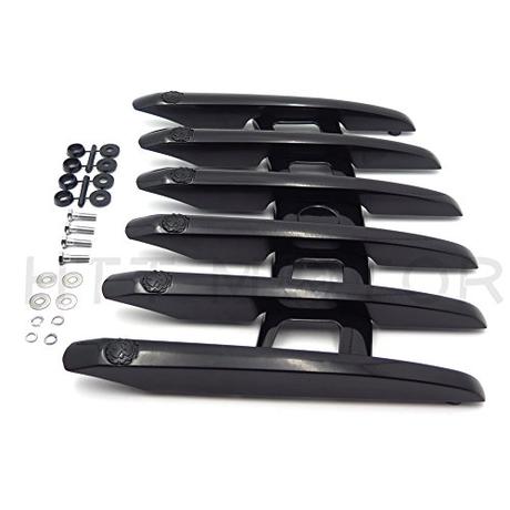 XKMT-Stealth Top Luggage Rail Rack Compatible With Harley Touring Tour Paks Tour Packs Black Skull [B07FMDCZF9]