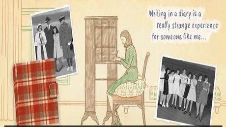 Anne Frank doodle ! - and some history