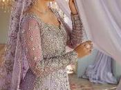 Rose Gold Back Train Maxi Sharara Dupatta