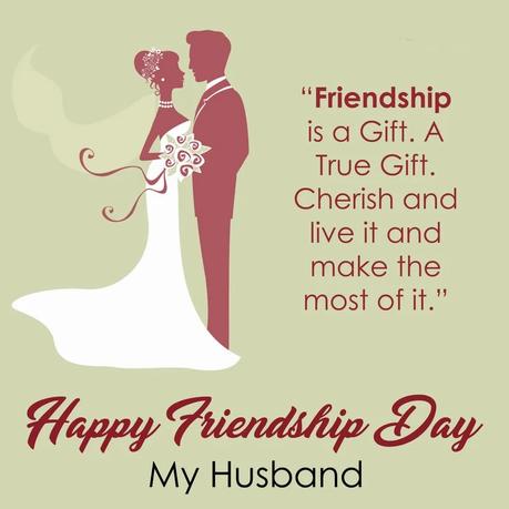  friendship day wish for wife to husband