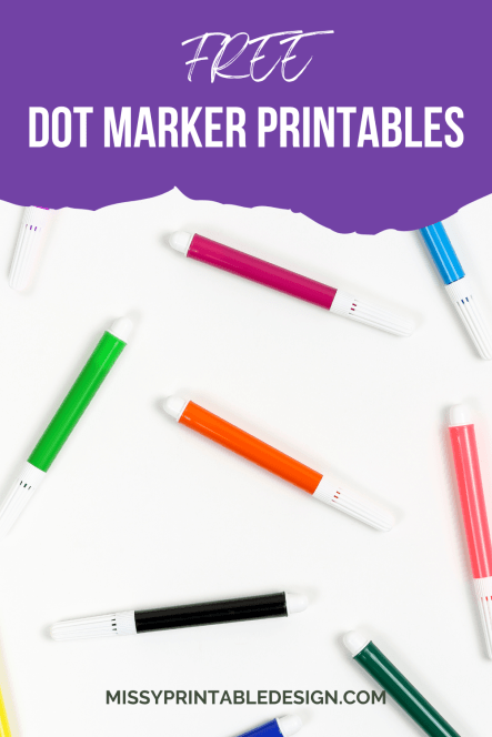 free dot marker printables