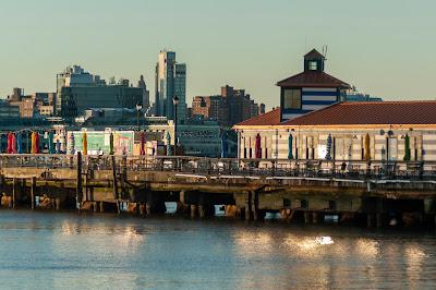 some views of Pier 13 in Hoboken