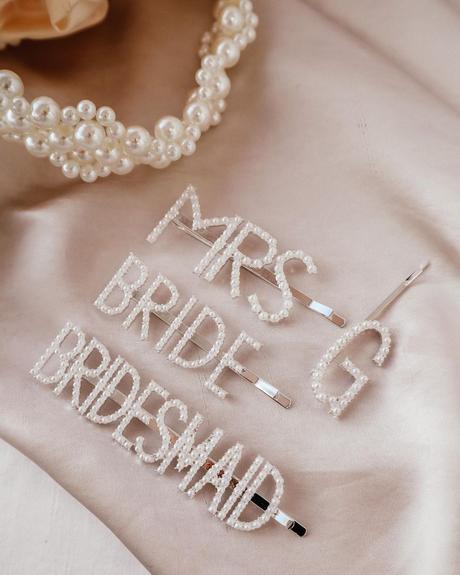 bride to be gift hair pins