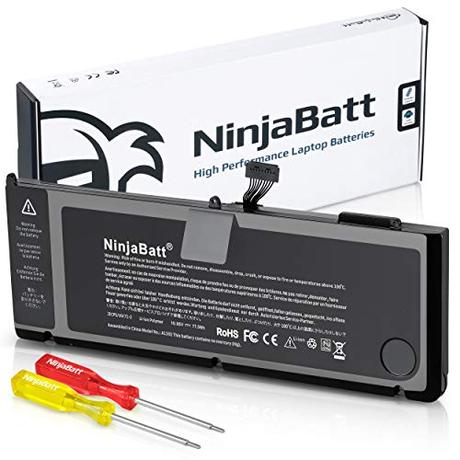 NinjaBatt Battery A1286 A1382 for Apple MacBook Pro 15' [ONLY for Early/Late 2011 2012] - Long Lasting [10.95V/77.5Wh]