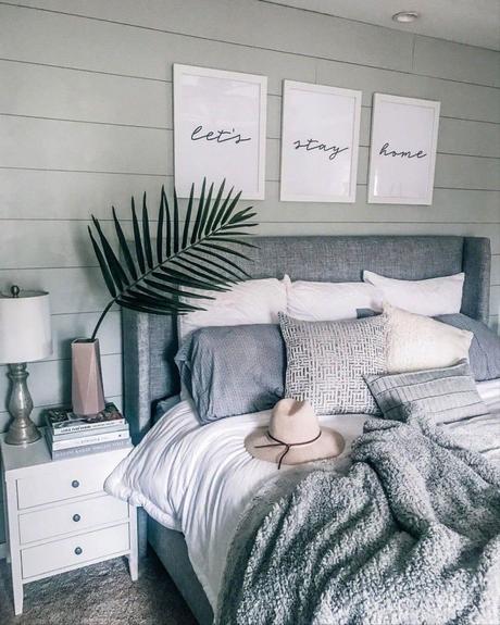 above bed farmhouse decor