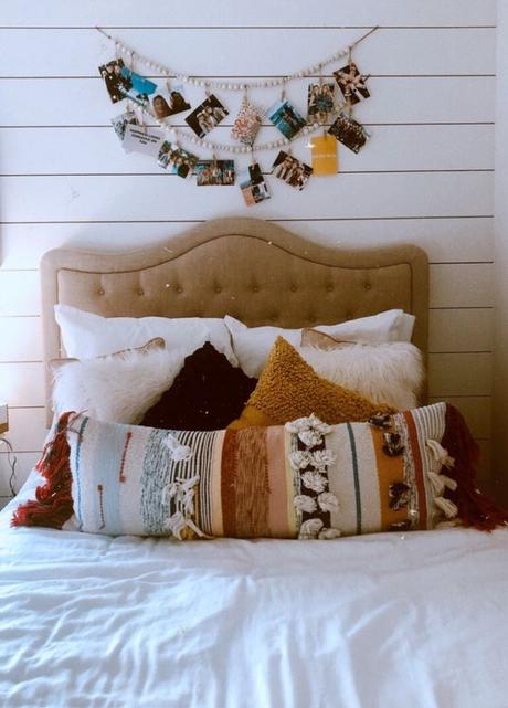 above bed decor diy