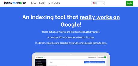 Indexmenow Review 2022: The SEO tool that indexes your URLs in a few hours!