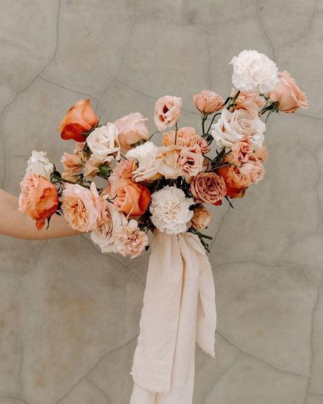 rust wedding flowers with roses1