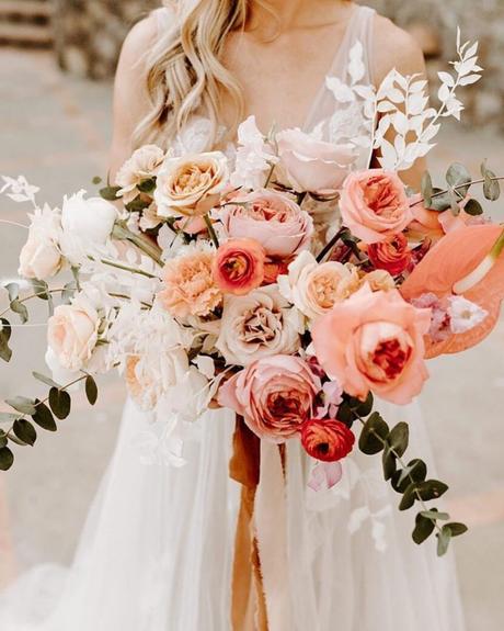 rust wedding flowers with roses2