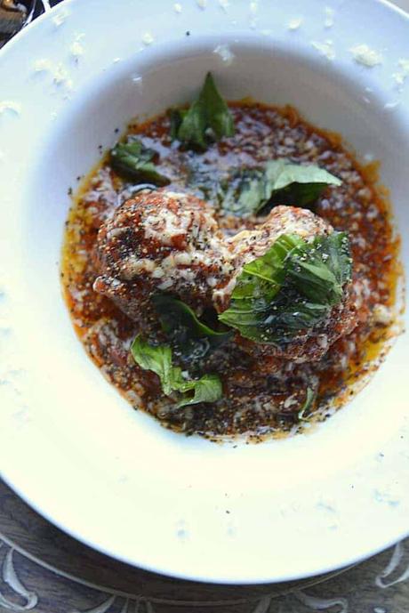 asiago fresh herb meatballs