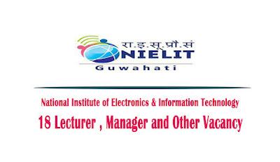 NIELIT recruitment 2022 -  Apply For 18 Lecturer , Manager and Other Vacancy