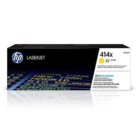 HP 414X | W2022X | Toner-Cartridge | Yellow | Works with HP Color LaserJet Pro M454 series, M479 series| High Yield