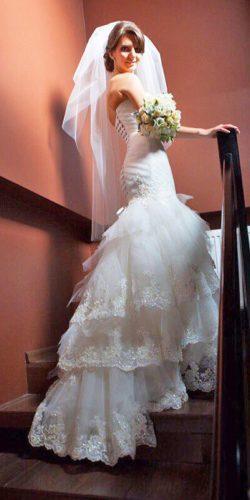  victoria soprano wedding dresses mermaid with train real bride
