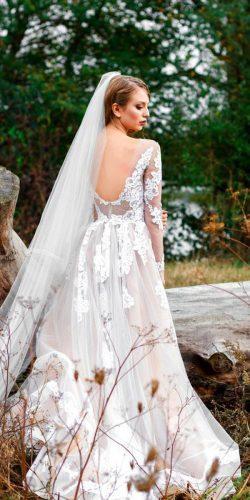  victoria soprano wedding dresses a line with illusion long sleeves veil real bride