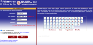 Nainital net banking Registrations & Login