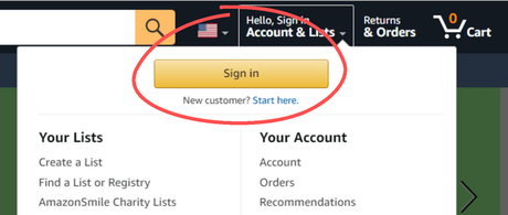 Sign In To Amazon Account