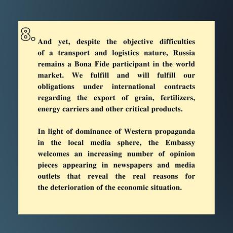 Western policies driving rising food prices; it can’t be us – Russian Embassy