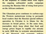 Western Policies Driving Rising Food Prices; Can’t Russian Embassy