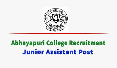 Abhayapuri College Recruitment 2022 | For 02 Junior Assistant Posts