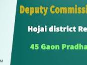 Hojai District Recruitment 2022 Apply Gaon Pradhan Vacancy