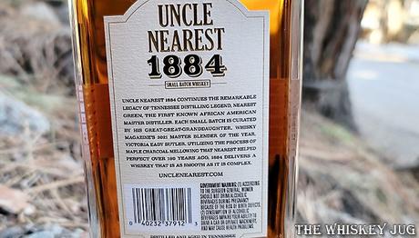 Uncle Nearest 1884 Small Batch Whiskey Label