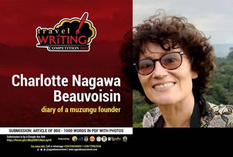 Charlotte Beauvoisin, judge, Travel Writing Competition Uganda 2022