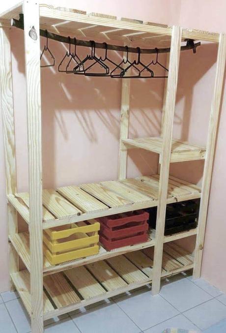 wood pallet storage ideas